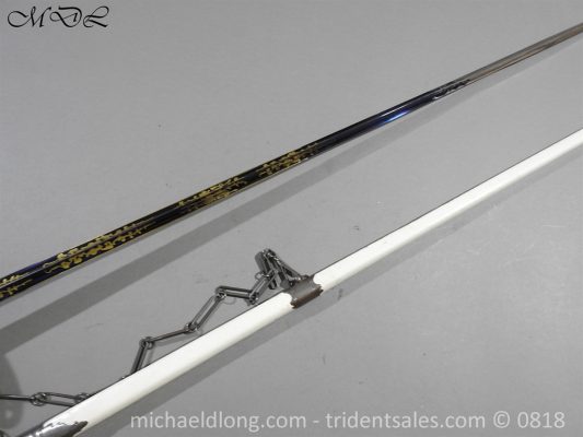 Steel Hilted Small Sword with Blue and Gilt Blade – Michael D Long Ltd ...