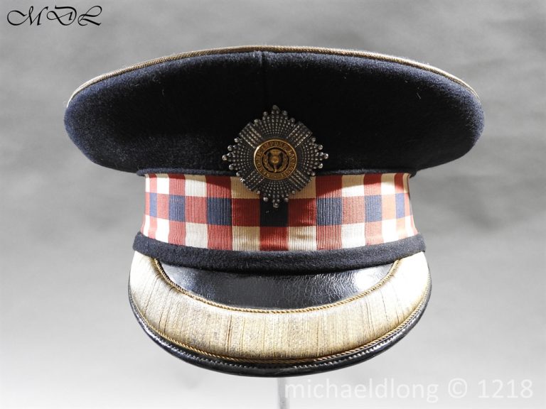 Scots Guards Officer’s Cap with Silver Regimental Badge – Michael D ...
