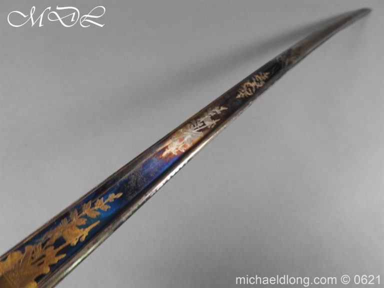 British Officer’s 1822 Blue & Gilt Sword – Michael D Long Ltd | Antique ...