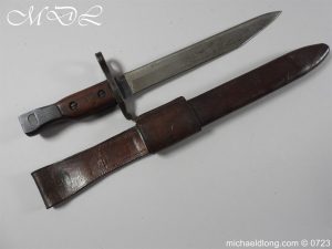 Canadian WW1 Ross Bayonet And Scabbard